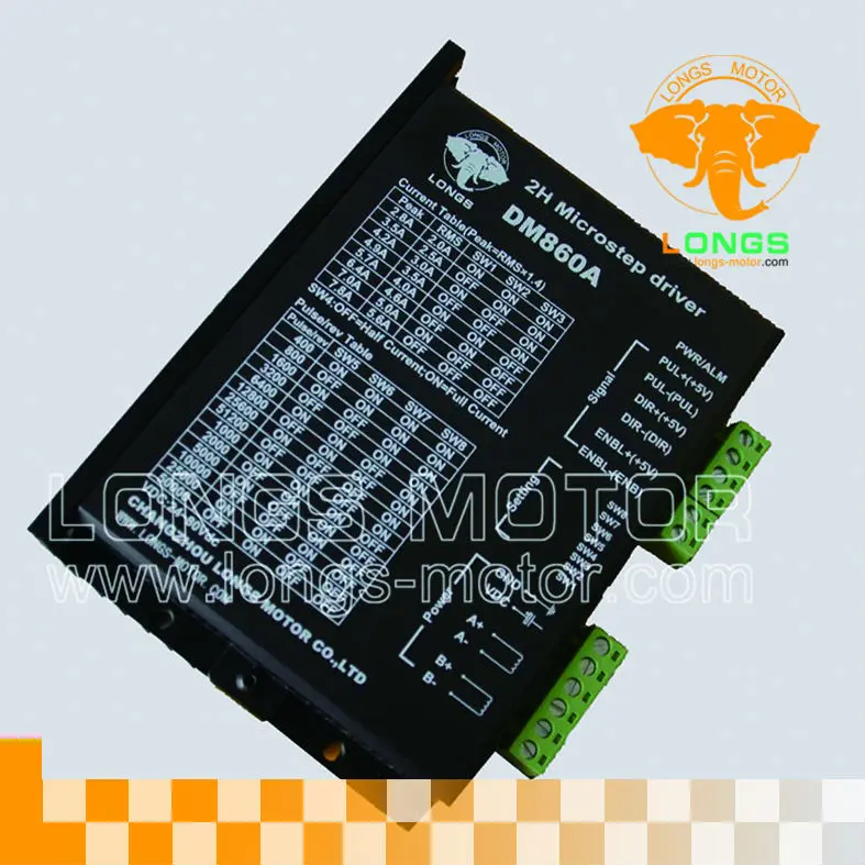Германия доставка шаговый двигатель драйвер DM860A 7.8A Breakout доска DB25 для Nema34 CNC|germany