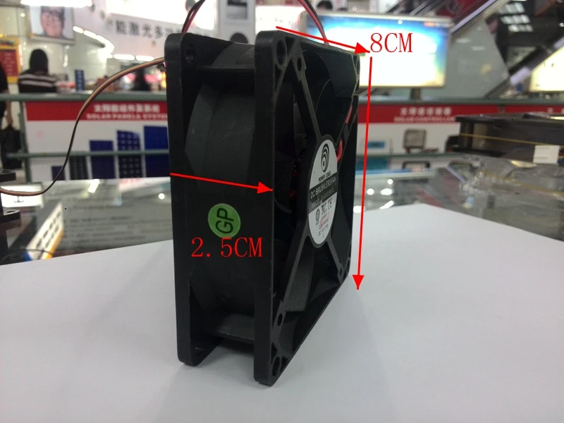 Power Logic PLA08025B12L 12 V 0.10A 8025 8 см вентилятор охлаждения