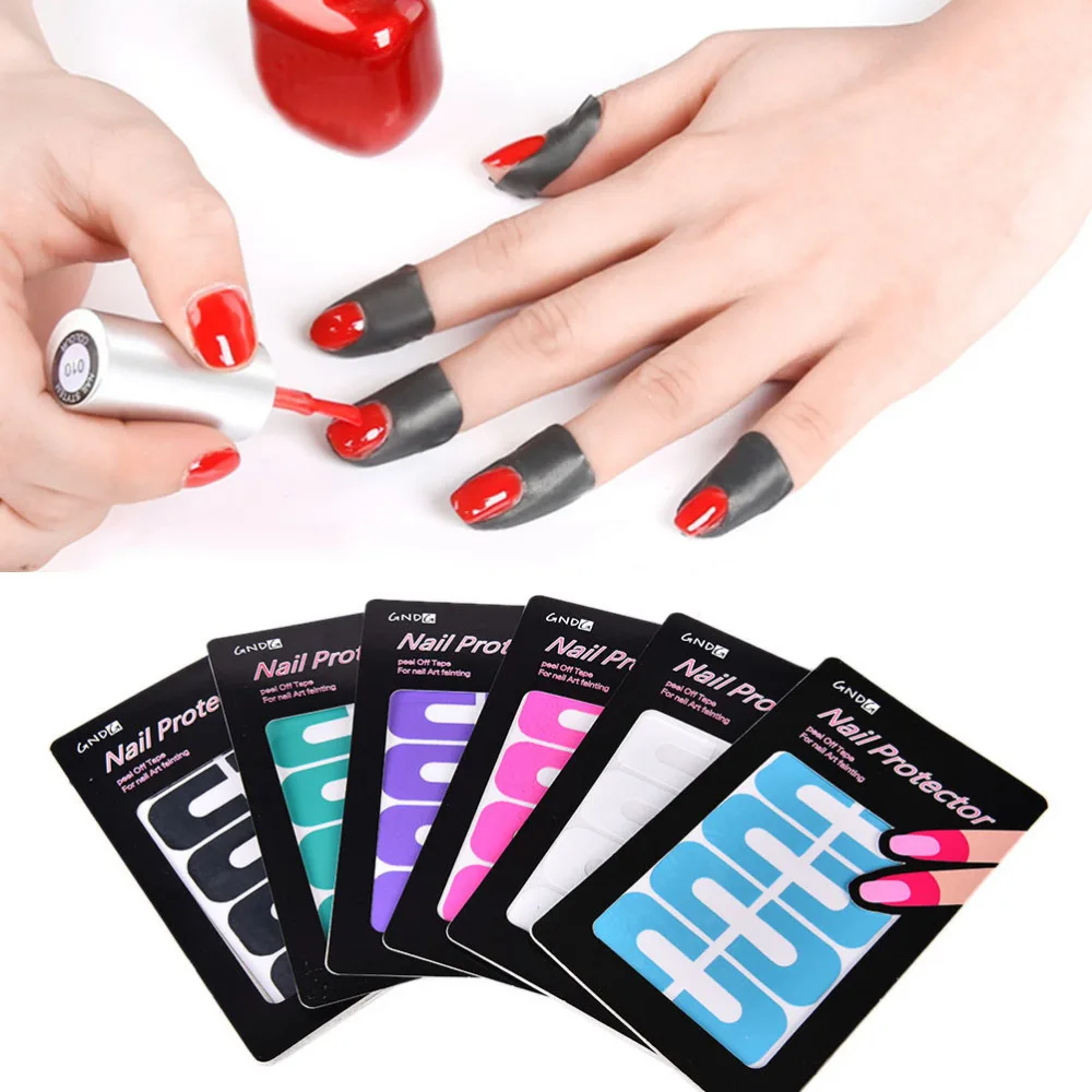 1pcs Plastic Peel Off Tape Palisade Nail Protector Easy Fast Clean for