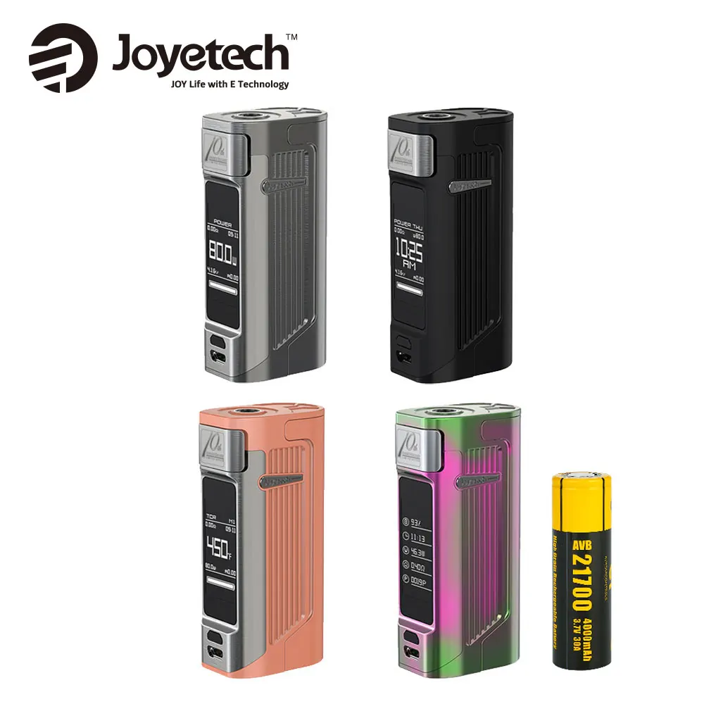 

Original Joyetech ESPION Solo 21700 MOD 80W Output Power By 21700 4000mAh Battery 1.3 Inch OLED Touchscreen E-cig Vape Box Mod
