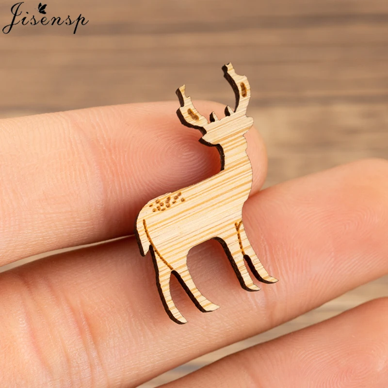 New Elk Deer Brooch Pins for Women Enamel Cartoon Antlers Head Brooches Decoration Men's Suit Jewelry Accessories