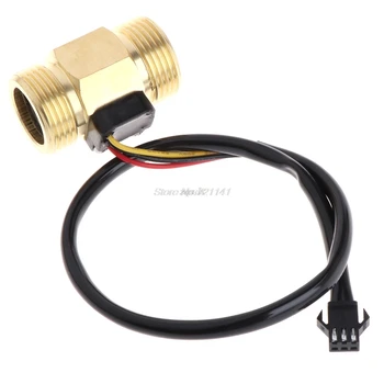 

2018 High Quality Flow Sensor G3/4" DN20 Copper Hall Effect Liquid Water Flow Switch Sensor Meter Dec12 Dropship