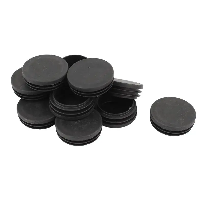 تقطيع نهاية جولة أنبوب إدراج غطاء تغليف 50 مللي متر ضياء الأسود 12 قطعة تقطيع نهاية جولة أنبوب إدراج غطاء تغليف 50 مللي متر ضياء الأسود 12 قطعة