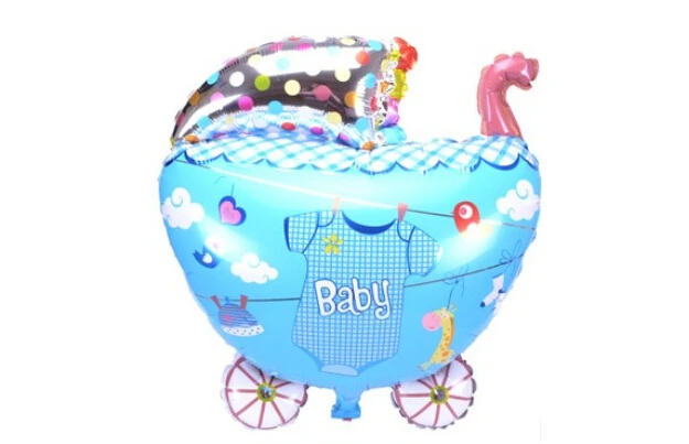 

size 45cm=18inch baby birth car foil mylar Balloons helium hydrogen for Birthday Wedding Party decor Wholesale