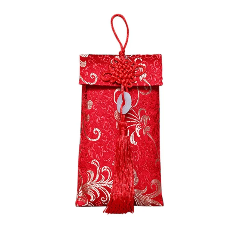 

High-End Wedding Fabric Red Envelope Personality Brocade Red Envelope For Wedding Birthday New Year Red Envelope