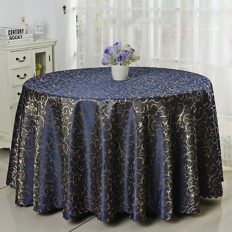 

Washable Jacquard Handmade Round Table Cloth Polyester Rectangular Table Covers Hotel Party New Tablecloth Wedding Decoration