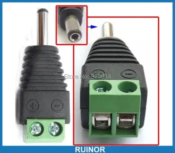 

10 pcs 3.5mm x 1.3mm DC plug Screw Binding Post Terminals for CCTV Power Charger