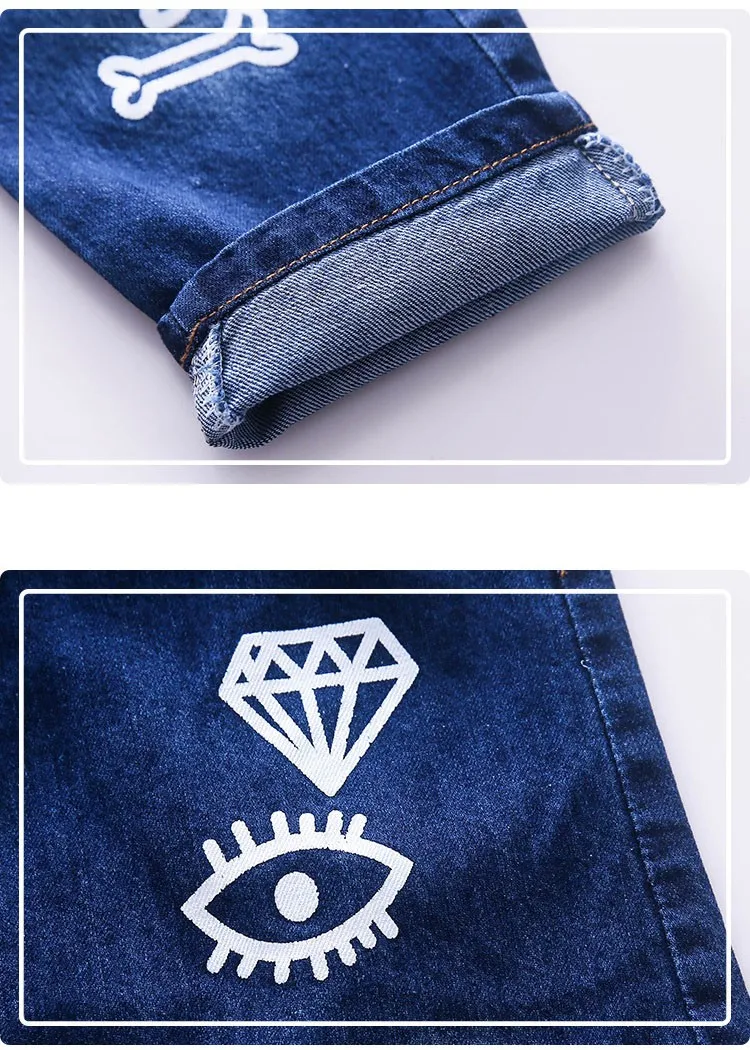 high quality fashion 2017 children jeans for boys kids scrawl pattern denim pants clothing children baby little big boy jeans clothes 6 7 8 9 10 11 12 13 14 15 16 years old (3)