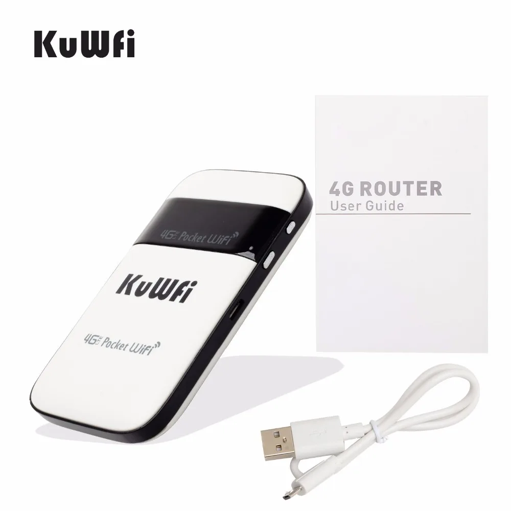 KuWfi 4G Wifi Router 3G/4G LTE Wireless Wifi Router for Travel Mobile 4G Wi-fi Hotspot Mini LTE Modem With SIM Card Solt KuWfi 4G Wifi Router 3G/4G LTE Wireless Wifi Router for Travel Mobile 4G Wi-fi Hotspot Mini LTE Modem With SIM Card Solt