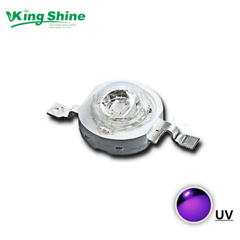 

10PCS high power 5W UV led 395-400nm for Curing, ink drying. original Taiwan Epileds Chips 50000 hours life-spon