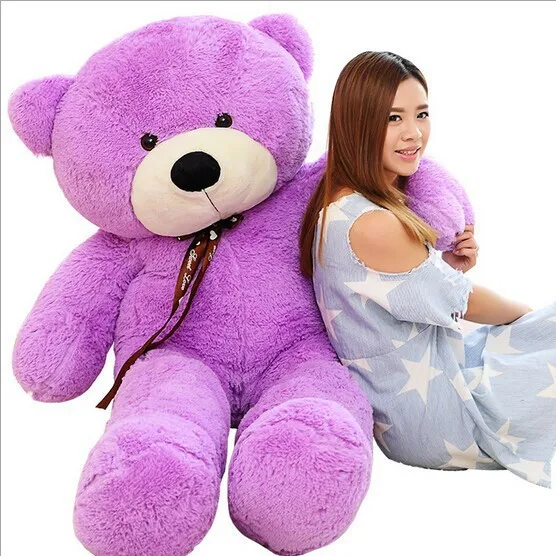 giant purple teddy bear