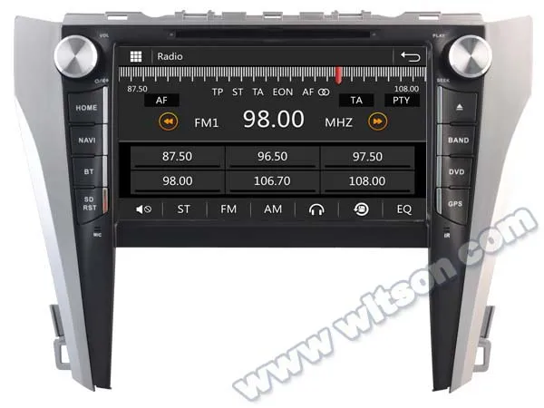 Excellent WITSON car audio gps dvd for TOYOYA CAMRY 2015 with Capacitive Screen 1080P DSP WiFi/3G/DVR (optional)+Good Price 3