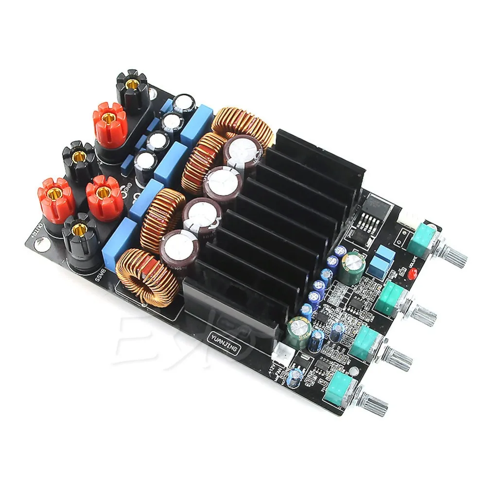 OOTDTY OPA1632DR TL072 TAS5630 2.1 300W+150W+150W 470UF/100V Class D Digital Amplifie