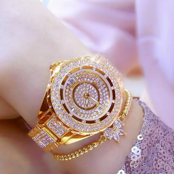 2019 Hot Sale Women Watch Lady Diamond Stone Dress Gold Silver Stainless Steel Rhinestone Wristwatch Female Crystal | Наручные часы