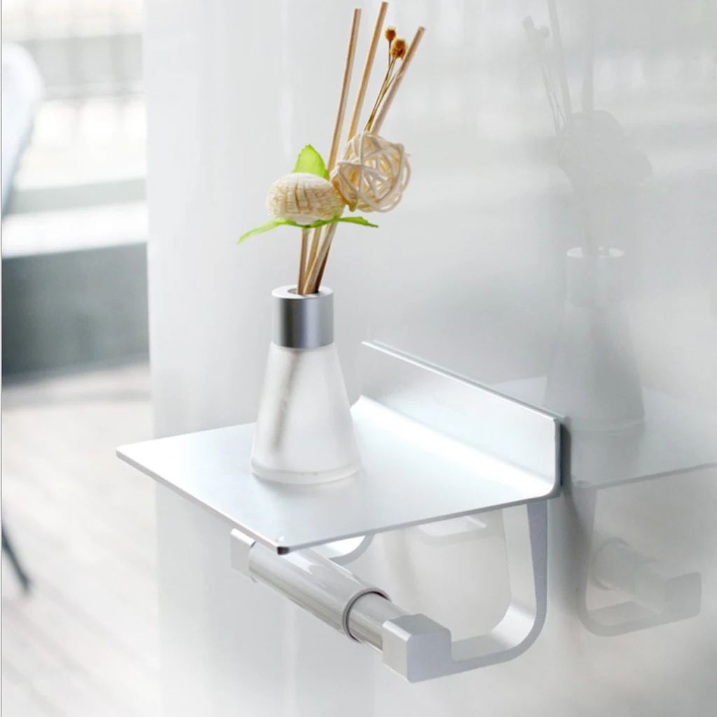 5-10kg Heavy Loaded Toilet Paper Holder Tissue Container On Top Organizer Bathroom Kitchen Sundries Small Items ShelF Rack