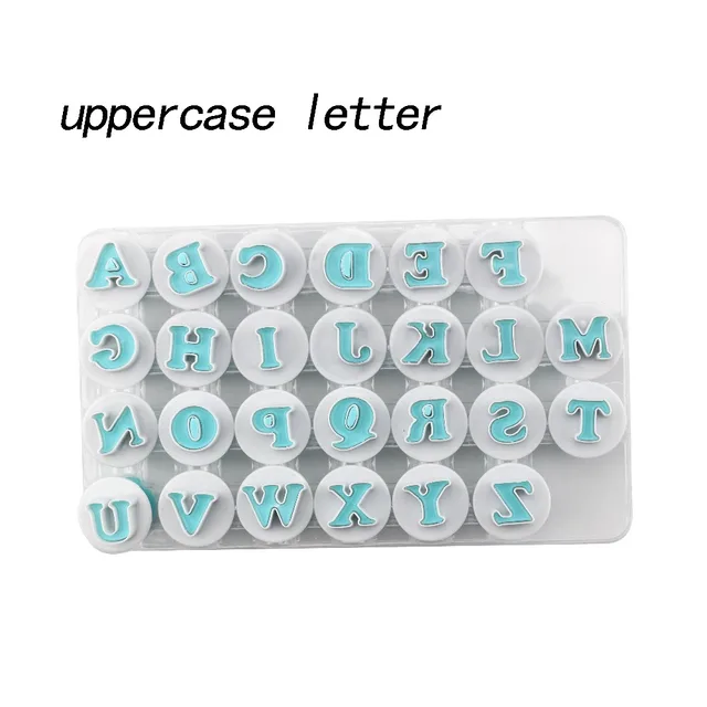 fondant alphabet/letter cutters and number set