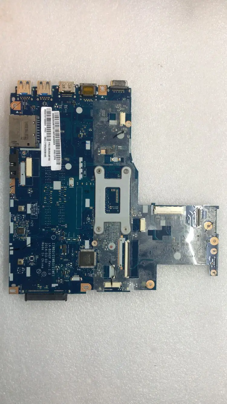 Материнская плата KTUXB ZIWB2 / ZIWB3/ZIWE1 для Lenovo LA B092P материнская ноутбука Процессор i3