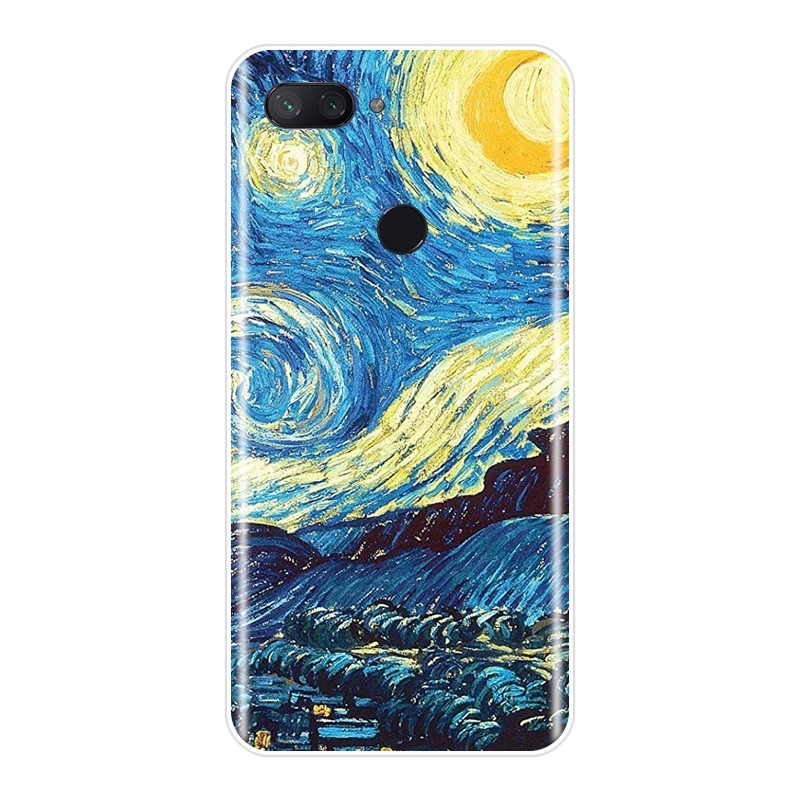 Чехол для телефона с изображением Ван Гога Xiaomi Mi 5 5C 5S 5X 6 6X Plus Мягкая силиконовая