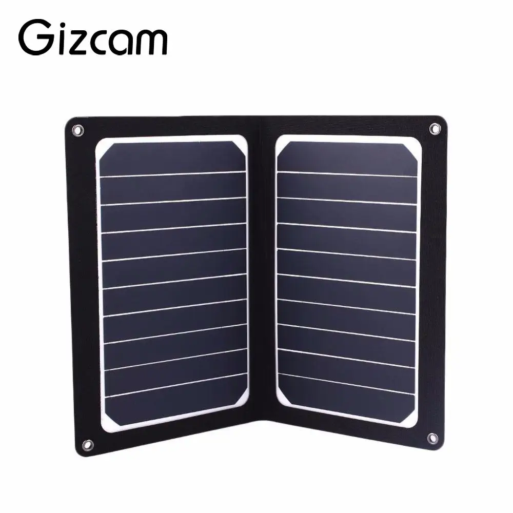 

Gizcam 6V 10W Foldable Solar Panel Power Bank Portable Mobile Phone Charger Board Outdoor Travelling Power Supply Cell Module