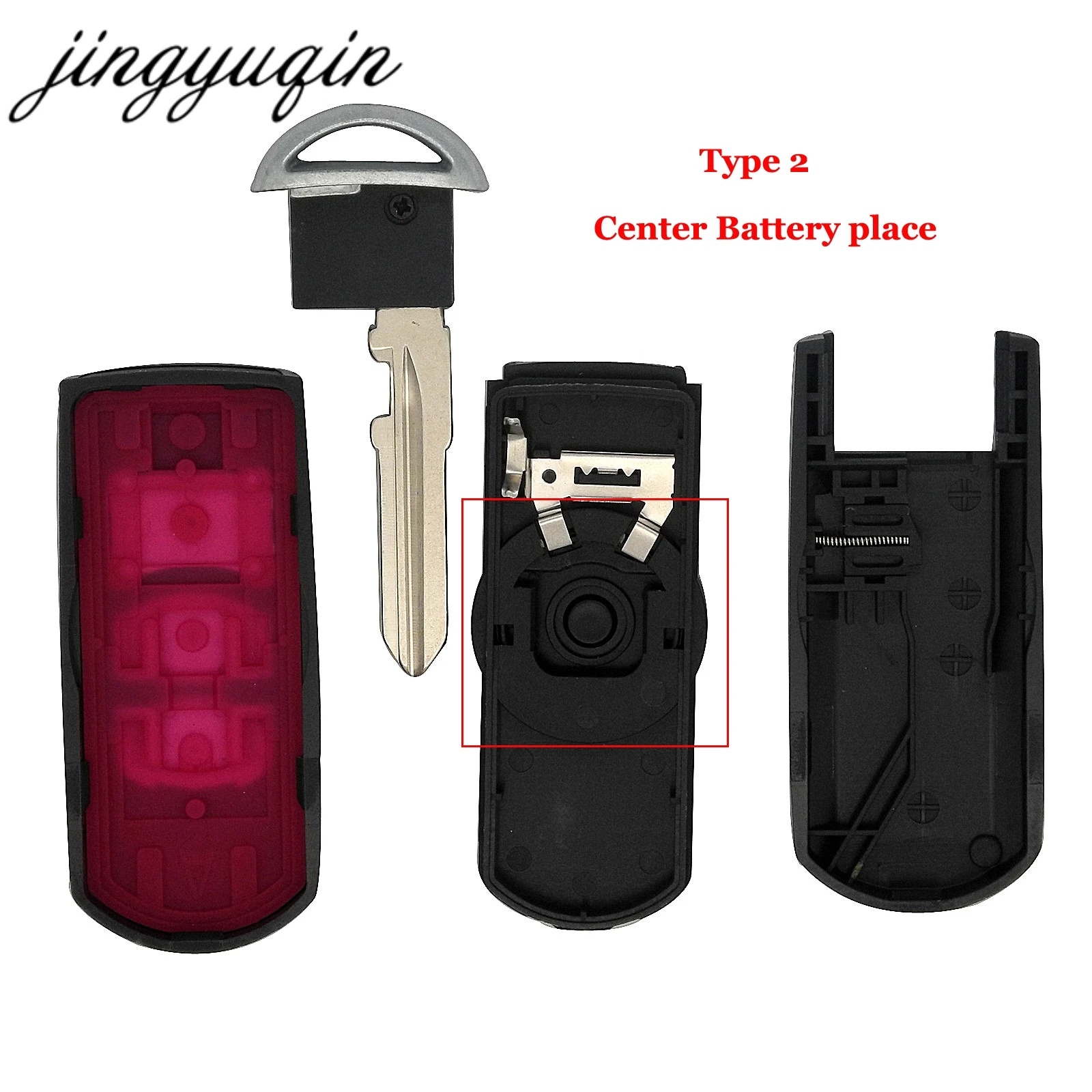 Jingyuqin 3 кнопки Smart Key Shell для MAZDA M2 M3 M5 M6 CX-3 CX-5 Demio Axela Premacy Atenza автомобильный пульт дистанционного управления чехол без ключа Fob