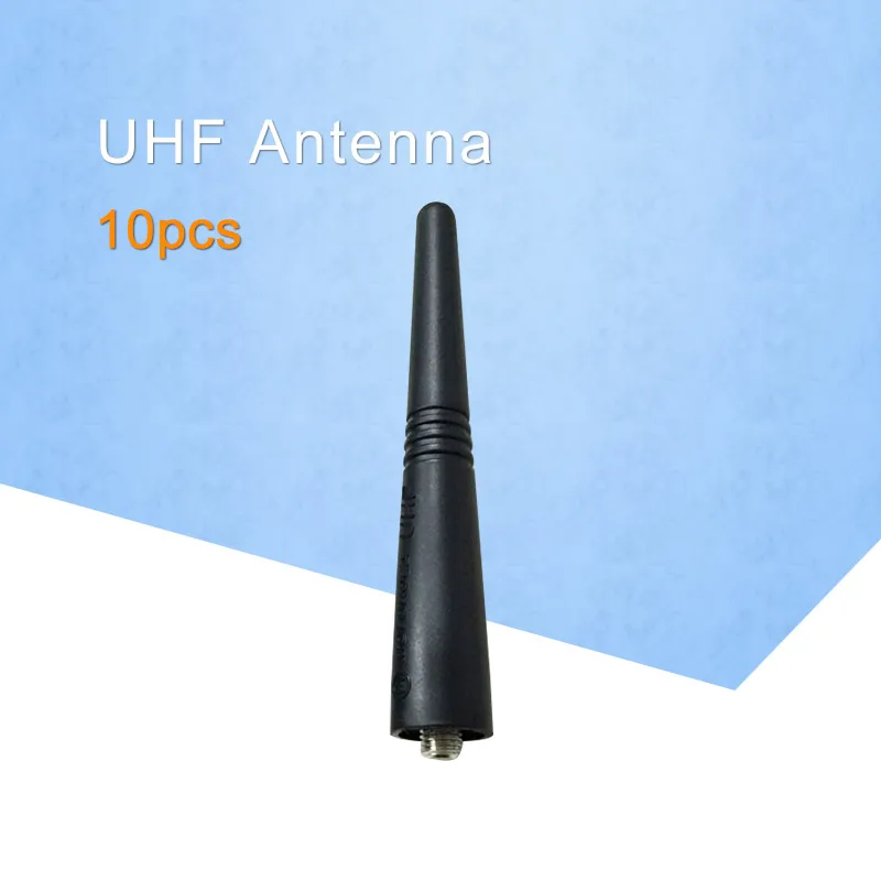 Универсальная 10 X UHF короткая антенна для Motorola Radio HT1250 GP300 CP200 GP328 EP450 PR400