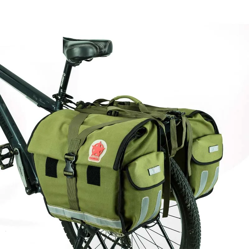 

Ultralarge Capacity Bicycle Bag Rear Seat Trunk Waterproof Bike Saddle Pannier Riding Cycling Bike Bags 40-50L Bag Rain Cover