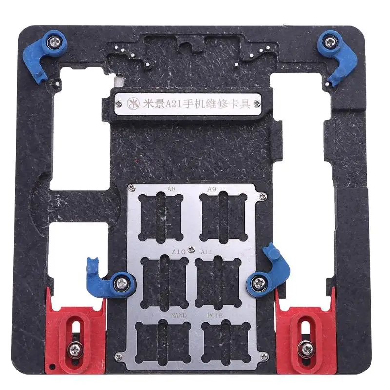 

A21 Motherboard Clamps High Temperature Main Logic Board PCB Fixture Holder Fix Repair Mold Tool for iPhone