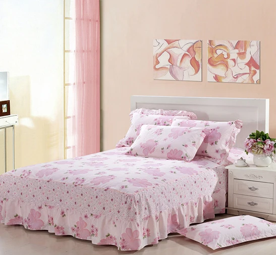 1pcs Bed Skirt cotton bed skirt With Elastic band bed spread bedclothes for all bed size twin full queen size for bed room 1pcs Bed Skirt cotton bed skirt With Elastic band bed spread bedclothes for all bed size twin full queen size for bed room