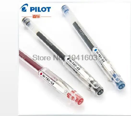 

8 pcs/lot Japenese Brand PILOT HI-TEC-C Gel Pen BLLH-20C3 BLLH-20C4 BLLH-20C5 needle tube 0.3 mm 0.4 mm 0.5 mm 0.25 mm