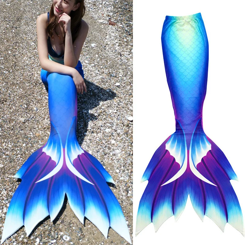 

New Mermaid Costume with monofin Mermaid tail Cosplay Costume for women girl bikini little mermaid Mermaid tail zeemeerminstaart