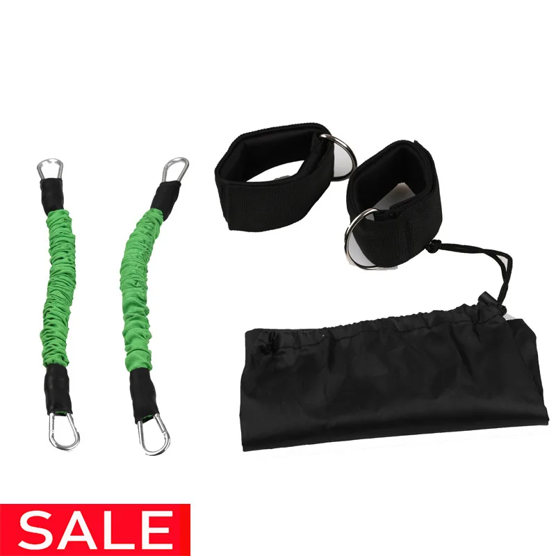

ITSTYLE Leg Resistance Bands Natural Latex Football Trainer Leg Strength Training Elasticity Ankle Straps Pull Rope