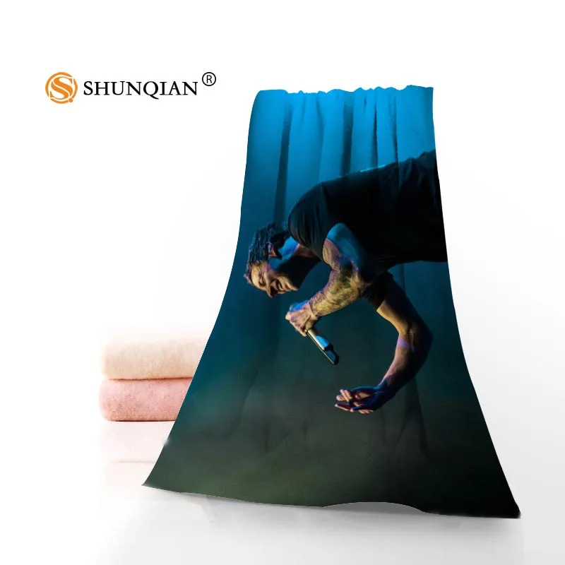 Горячая на заказ «Simple Plan» полотенце напечатанное хлопковое лицо/банные полотенца из микрофибры Ткань для детей, мужчин и женщин полотенце для душа s A7.24-1 - Цвет: 8