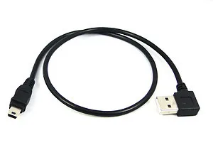 

New USB 2.0 A M Right Angled 90 Degree USB Mini B Male Cable 50cm