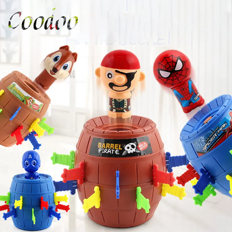 

Novelty Toy Squirrel Tricky Pirate Barrel Game For Kids And Adults Lucky Stab Pop Up Game Toys Intellectual Game For Kids A6