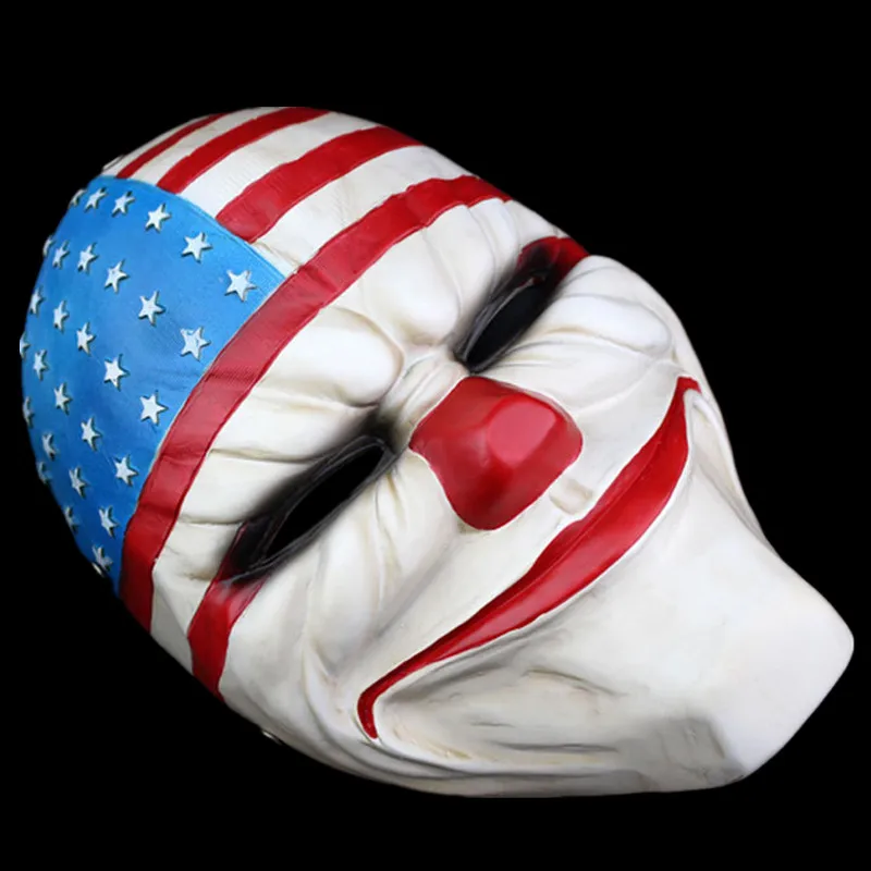 Payday 2 маски Даллас Америка Косплей Маска на Хэллоуин вечерние карнавальные маски смола смешные страшные маски клоуна домашний декор коллекции