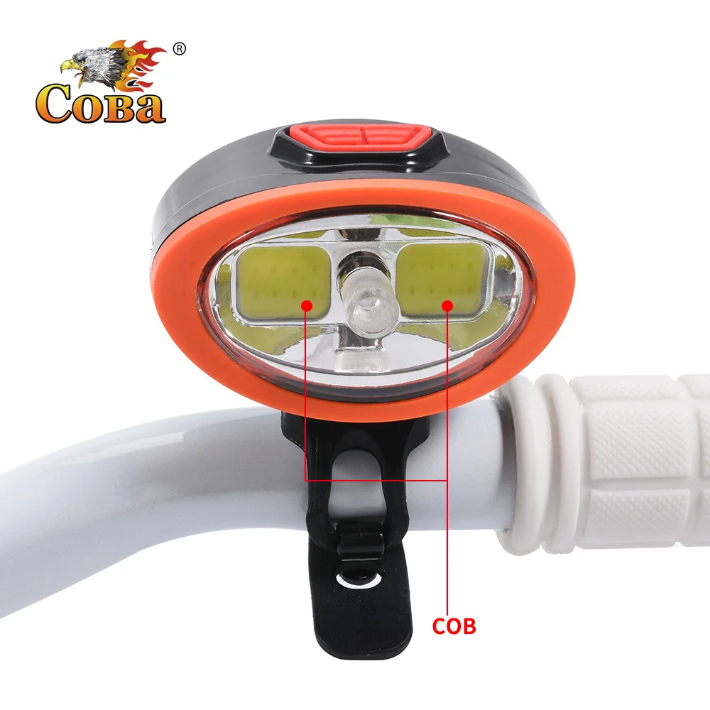 COBA 2019 Новый светодиодный велосипедный светильник usb Перезаряжаемый встроенный