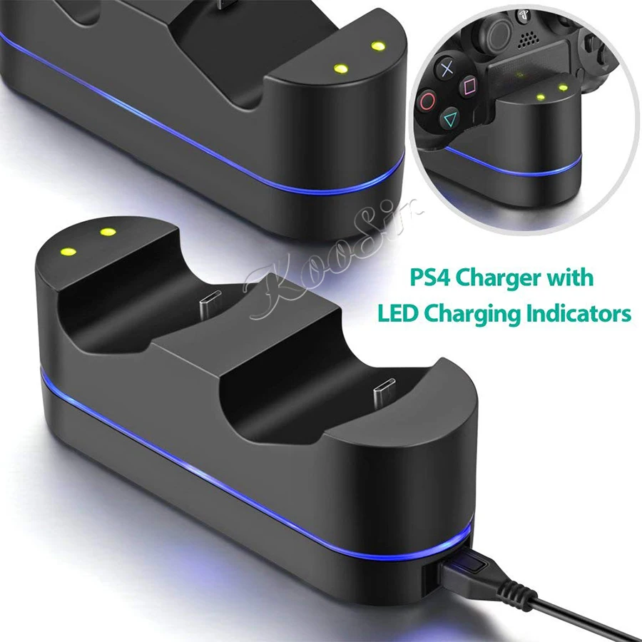  5V PS4/Pro/Slim Controller Charger PS 4 Wireless Gamepad Joystick Charging Dock Stand for Sony Play