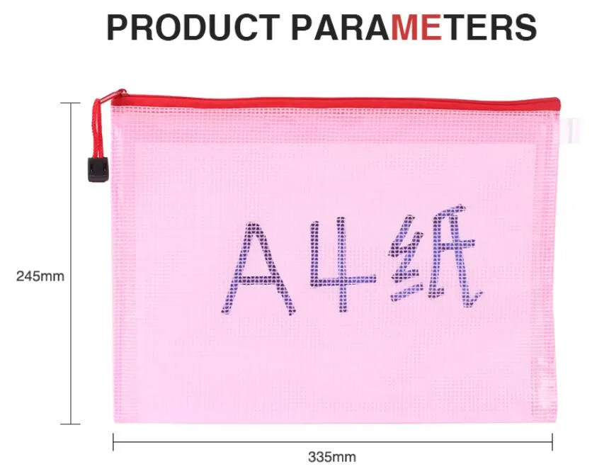 10 шт./партия гриддинга Водонепроницаемый Почтовый сумка ручка документ Хранение документов папки карман Офисные и школьные принадлежности