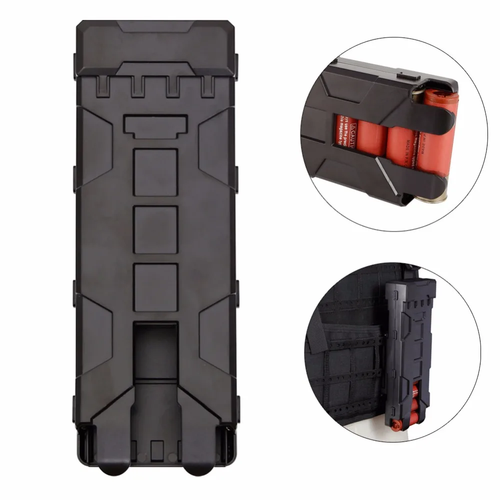

Tactical Reload Shot gun Magazine Pouch 10 Rounds 12GA 12 Gauge Ammo Shells Molle Box