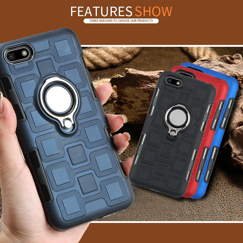 

Luxury Magnetic Stand mobile Case For Huawei Y5 Y9 2018 Cover Shell sFor Huawei Y6 2018 Mate 10 Lite Pro Finger Ring Phone Case