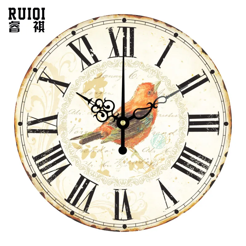 large decorative wall clocks roman numerals vintage home decor quartz watch wall retro wall ...