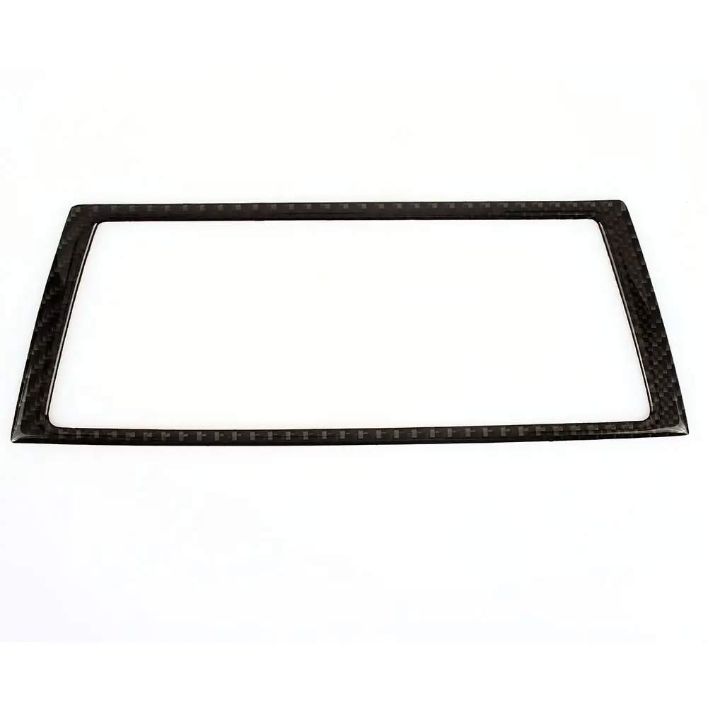 

Carbon Fiber Navigation Screen Cover Decoration Navigation Screen Trim Cover Black Decor Trim Navigator Trim Cover