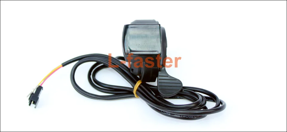 Электрический скутер Thumb дроссельная заслонка с кнопкой включения индикатор емкости батареи E-bike триггер акселератора батарея Вольт дисплей