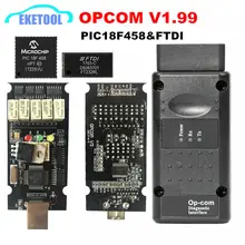 Новейший OPCOM V1.99 V1.95 V1.78 V1.70 V1.65 V1.65 прошивка PIC18F458 и FTDI чип OP COM 1,95 CAN-BUS сканирование OP-COM