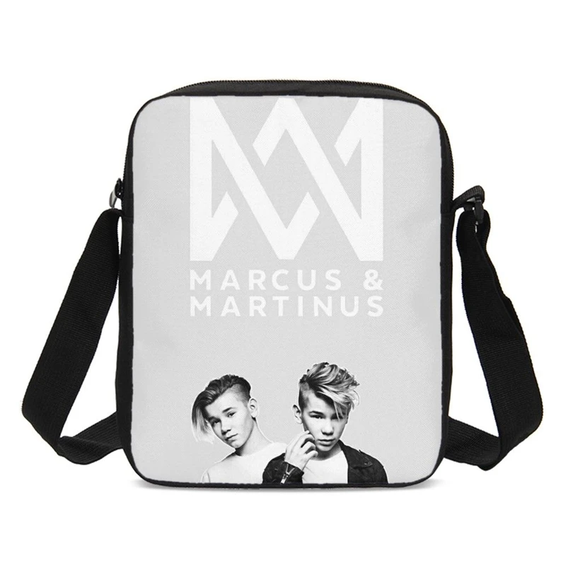 Fashion Canvas Boys Messenger Bag Marcus And Martinus Prints Small Handbag Students Shoulder Bag Kids Crossbody Purse Sac A Main Fashion Canvas Boys Messenger Bag Marcus And Martinus Prints Small Handbag Students Shoulder Bag Kids Crossbody Purse Sac A Main