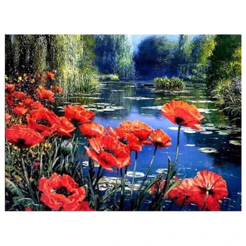 

diy 5d diamond painting,flower,painting rhinestones,square,full,diy,nature diamond embroidery LX