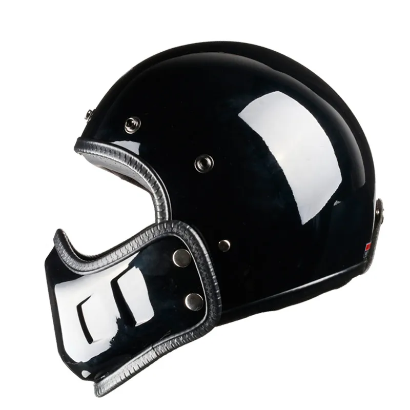 

Vintage Motocross Motorcycle Helmet Retro Cafe Racer Vespa Open face kask full face casco moto modular moto helmet DOT