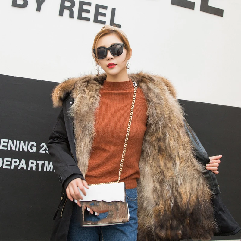 Discount 2019 New Fashion Real Raccoon Dog Fur Warm Thicken Winter Women Coat Female Plus Size 5XL Oversize Loose Casual Hooded Jacket G6 4 Discount 2019 New Fashion Real Raccoon Dog Fur Warm Thicken Winter Women Coat Female Plus Size 5XL Oversize Loose Casual Hooded Jacket G6 4