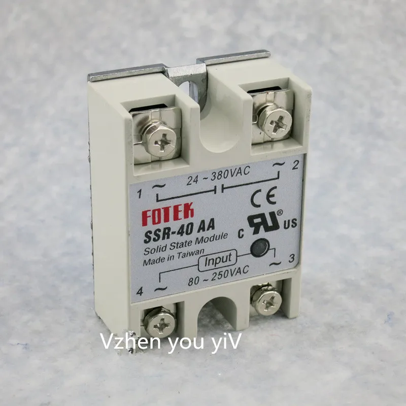 19pcs Free shipping solid state relay SSR 40AA 40A actually 80 250V AC ...