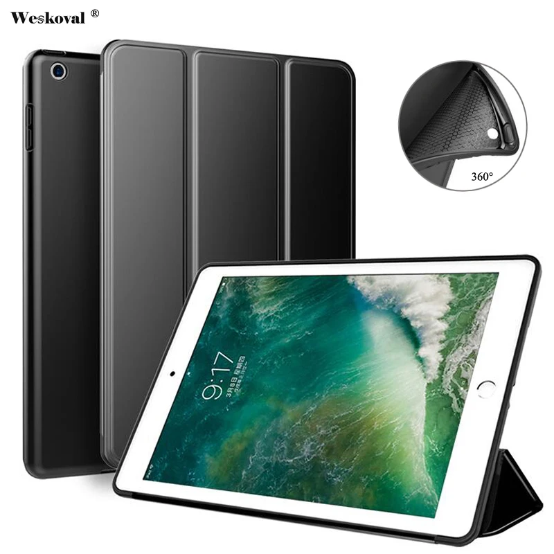 Fundas для iPad 2/3/4 силиконовый чехол A1460 A1459 A1430 оригинальный 1:1 смарт проснуться сна